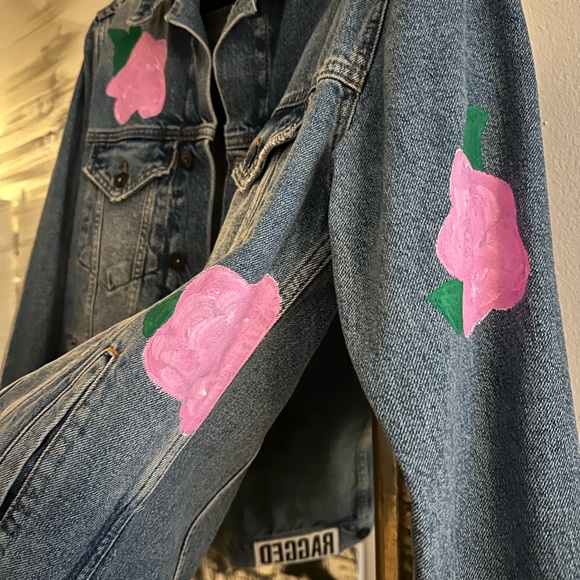 The Ragged Priest Hand Painted Denim Jacket - Picture 3 of 5